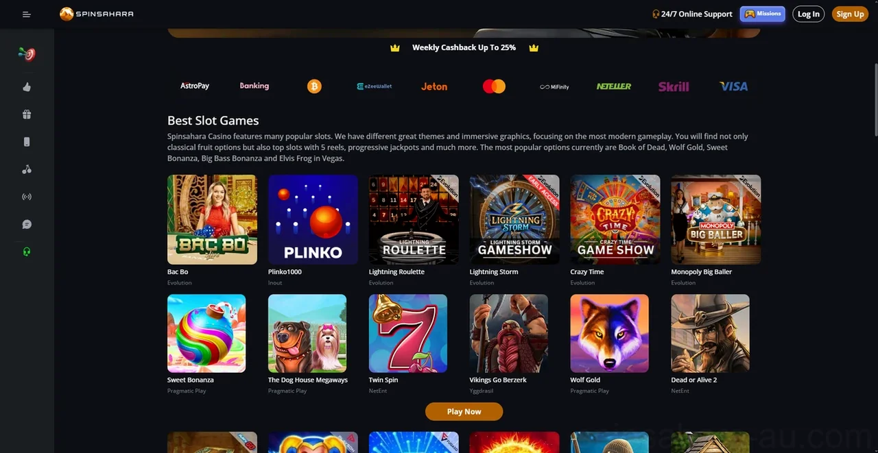 Spinsahara Casino Casino